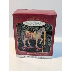 Hallmark Keepsake A Pony For Christmas 1999‎ 2nd in series Ornament